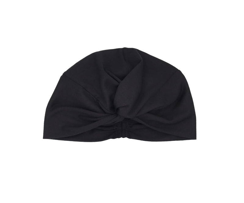 Wool Twist Turban- Black