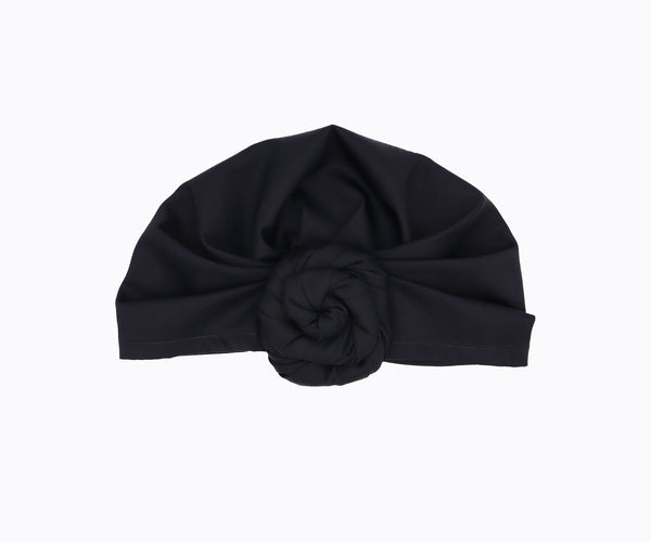 Top-Bun Turban- black