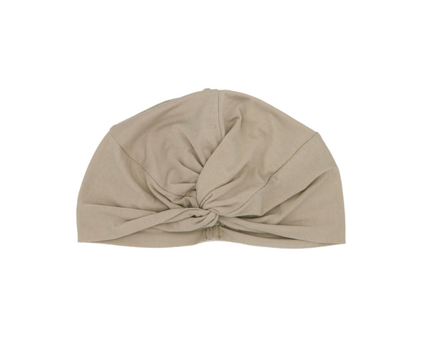 Micromodal Twist Turban- light beige