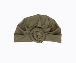 Top-Bun Turban- olive