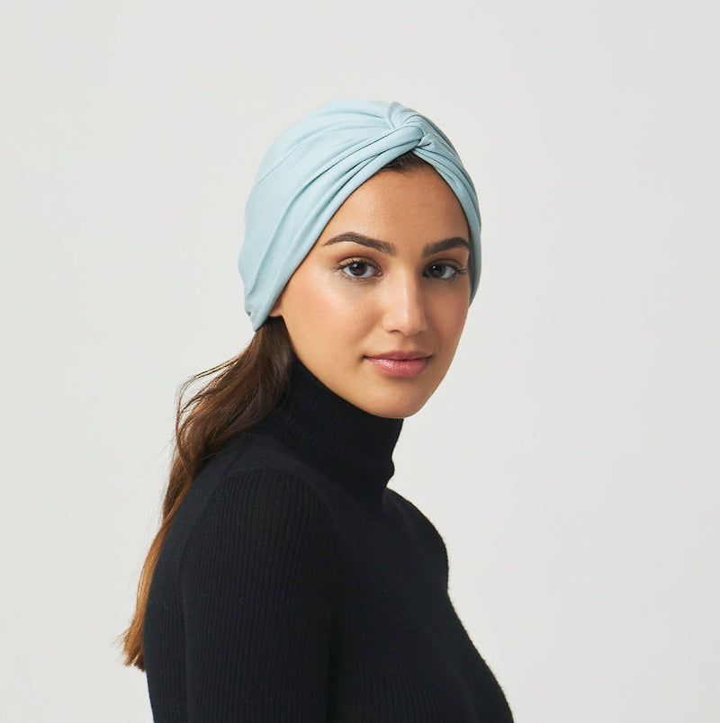 Micromodal Twist Turban- seafoam