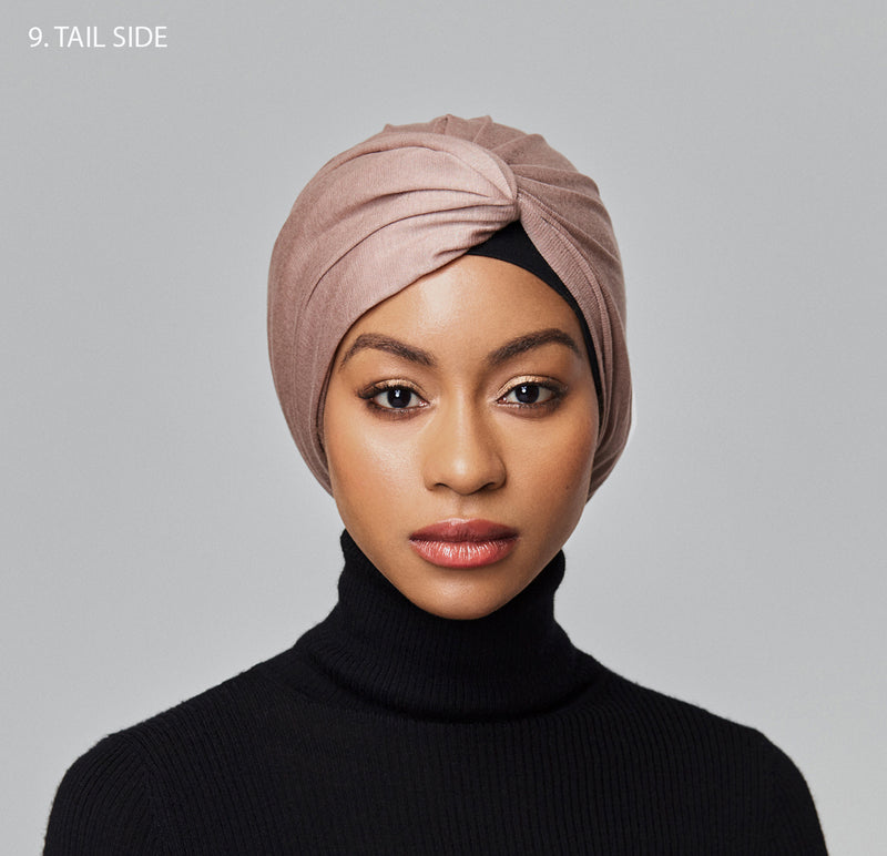 10-in-1 Turban- light mocha