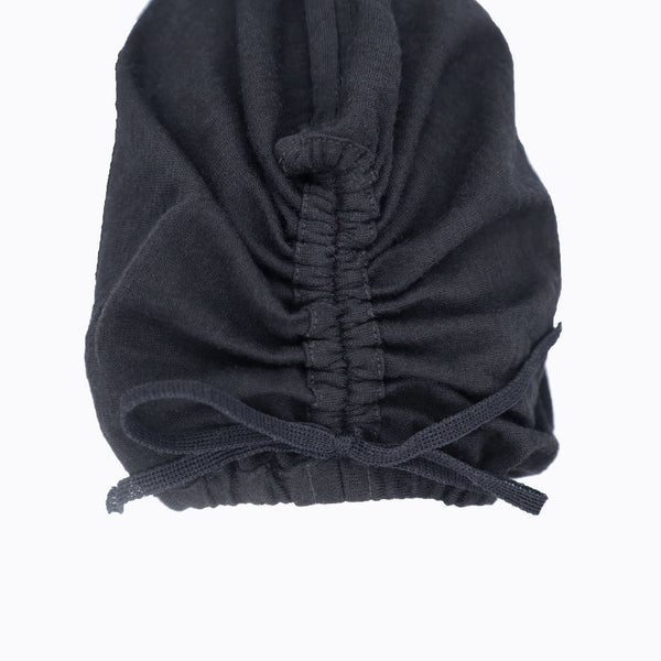 10-in-1 Wool Turban- Black