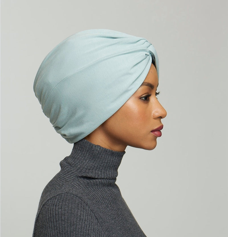Micromodal Twist Turban- seafoam